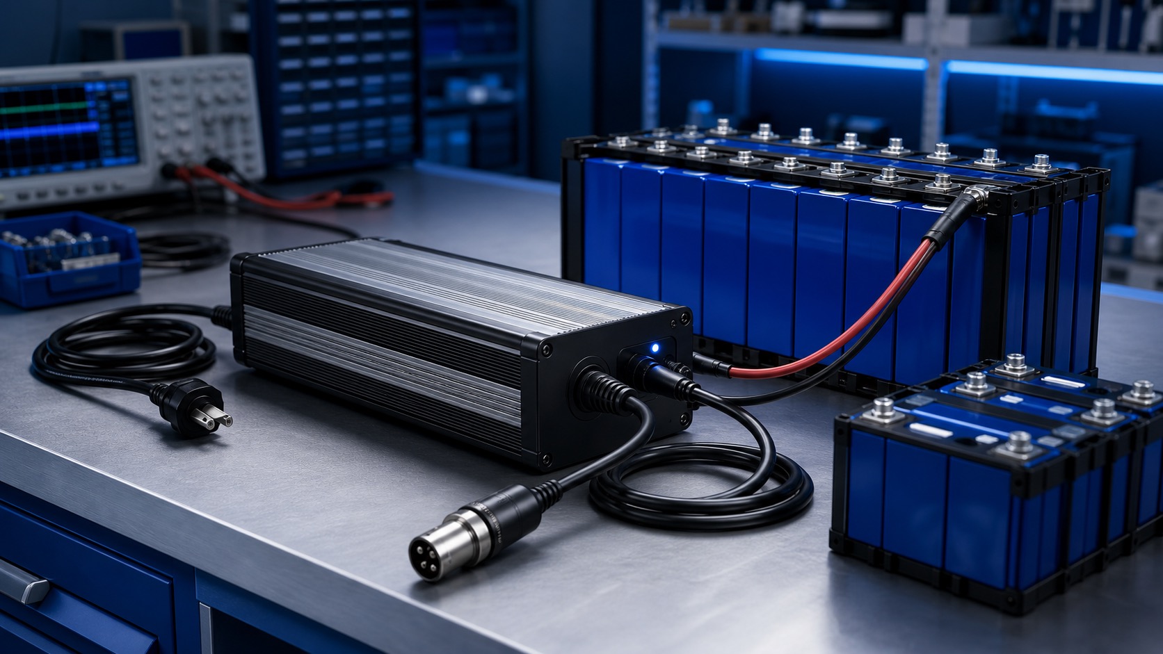 LiFePO4 battery charger blog cover